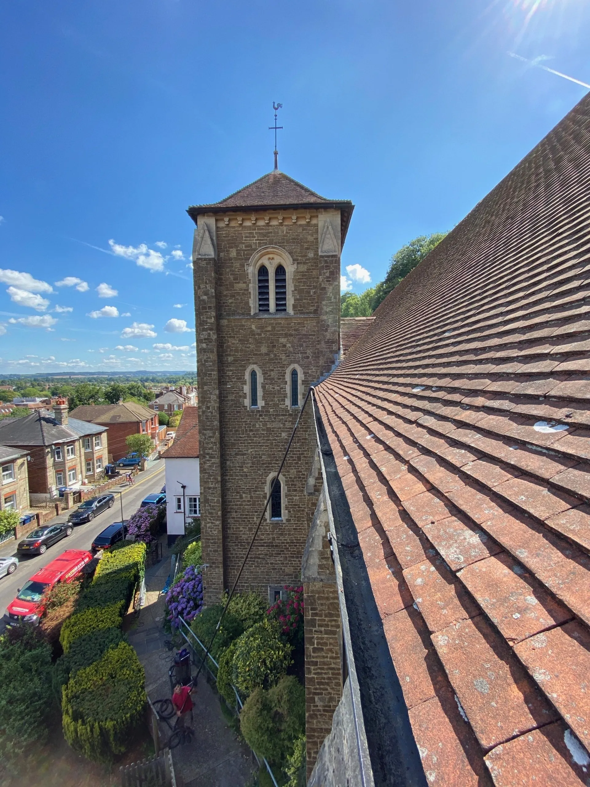 Gutter Cleaning and Roof Repair Godalming Church